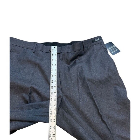 Jos A Bank Suit Separate Dress Pant Trousers Unhemmed Mens Size 38 Gray Unhemmed - Picture 8 of 8